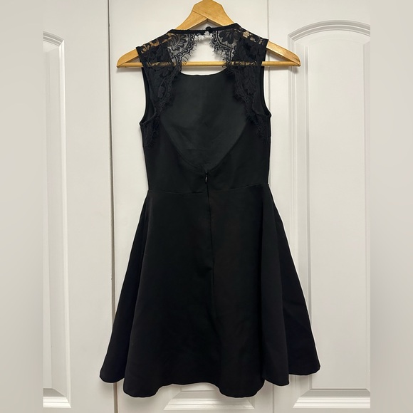 Need You Close Black Lace Backless Skater Dress - Picture 6 of 7
